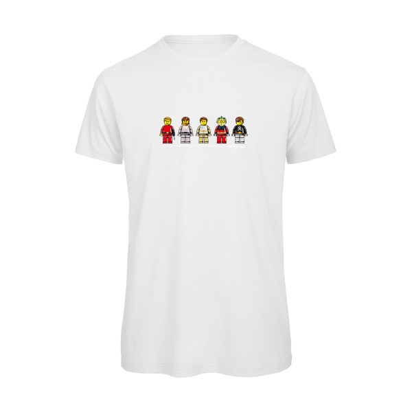 Old Boys Toys - T-shirt bio original pour Homme -modèle B&C - T Shirt organique - thème personnages animés -