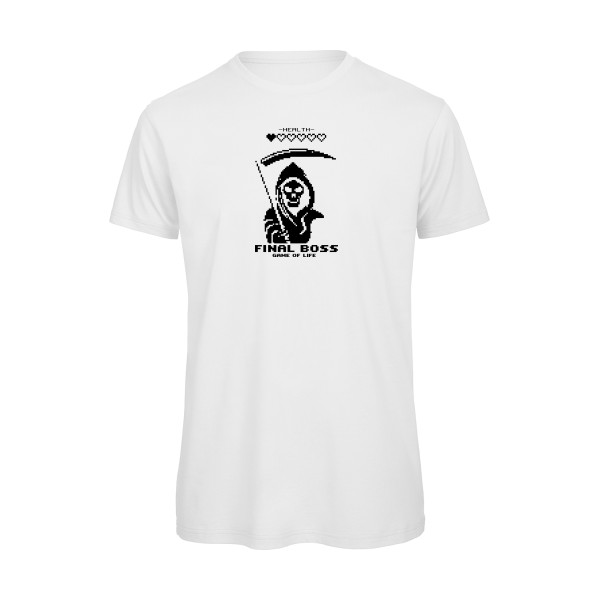 Destination Finale - T-shirt bio parodie  pour Homme - modèle B&C - T Shirt organique - thème film vintage et dark side -