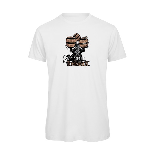 Tee shirt humour Homme  Le Seigneur des Tonneaux -B&C - T Shirt organique