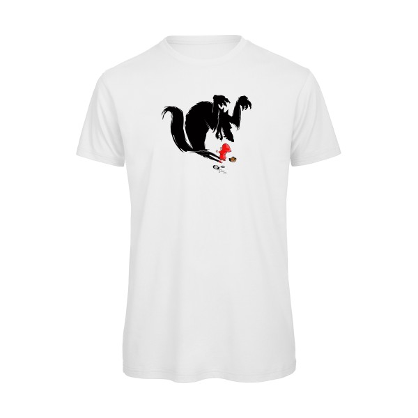 le loup-Tee shirt anime-B&C - T Shirt organique