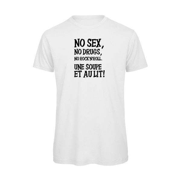 NO... - T-shirt bio  rock - modèle B&C - T Shirt organique -thème musique et rock'n'roll-