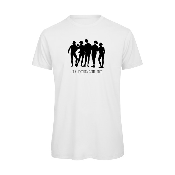 Les Jacques sont Five - Tee-shirt humoristique Homme -B&C - T Shirt organique