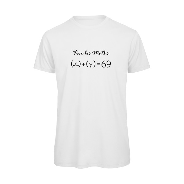 Tee shirt sexe - «Vive les maths !» -