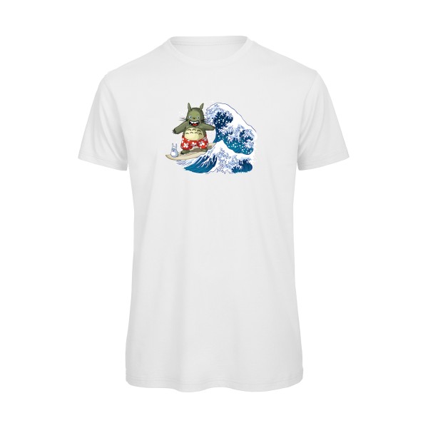 Totorokusai -T-shirt bio  surf -B&C - T Shirt organique -thème plage et soleil -