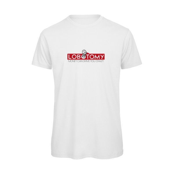 Lobotomy - T-shirt bio geek Homme  -B&C - T Shirt organique - Thème geek et gamer -
