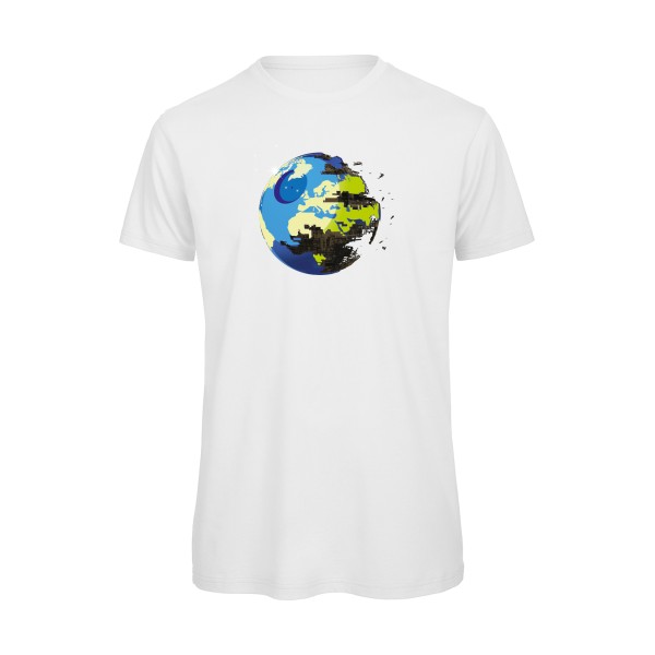 EARTH DEATH - tee shirt original Homme -B&C - T Shirt organique