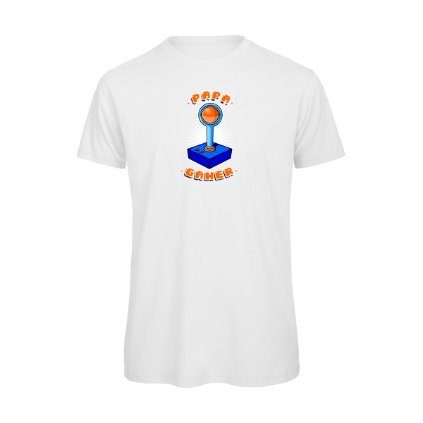 T-shirt bio geek Homme  - PAPA GAMER - 