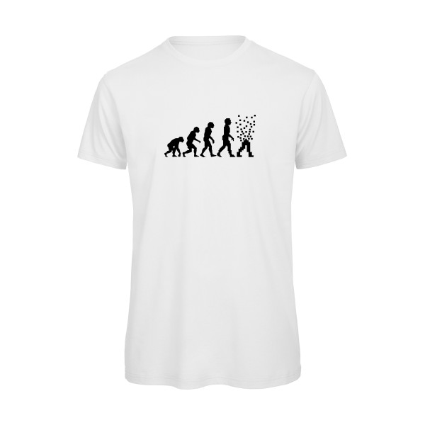 Evolution numerique Tee shirt geek-B&C - T Shirt organique