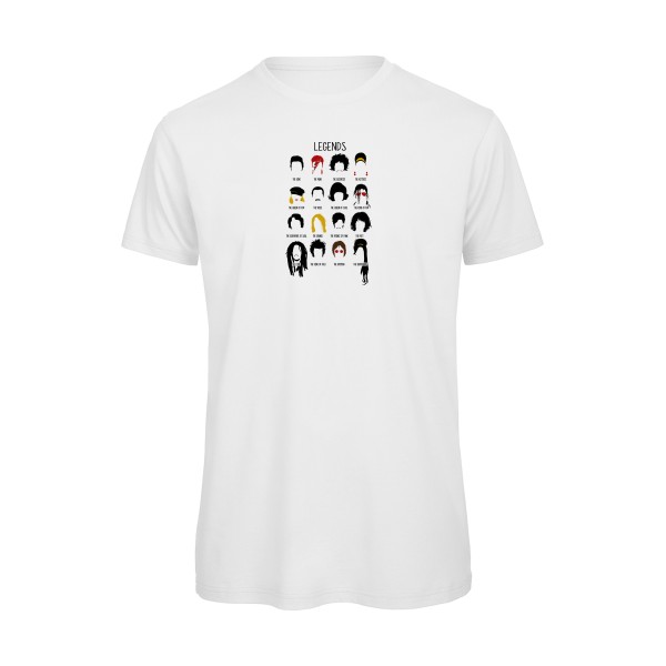 Legends-T-shirt bio humoristique - B&C - T Shirt organique- Thème vêtement original -
