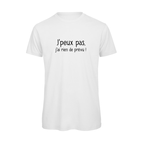 Je-peux-pas -T-shirt bio à texte - Homme -B&C - T Shirt organique -thème  Geek - 