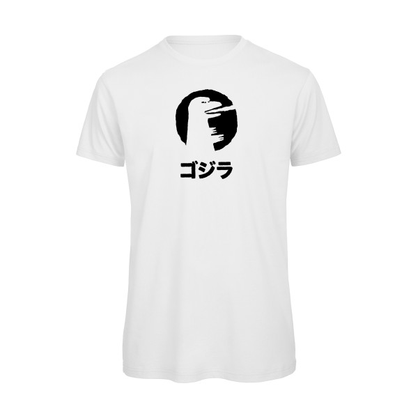 T-shirt bio Vintage Godzilla -B&C - T Shirt organique