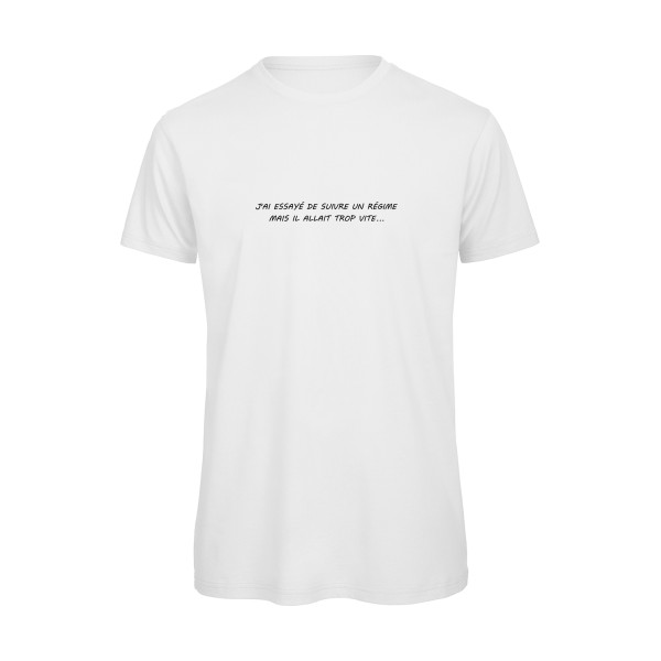 Ancien Régime - modèle B&C - T Shirt organique - modèle Homme - Thème humour régime -
