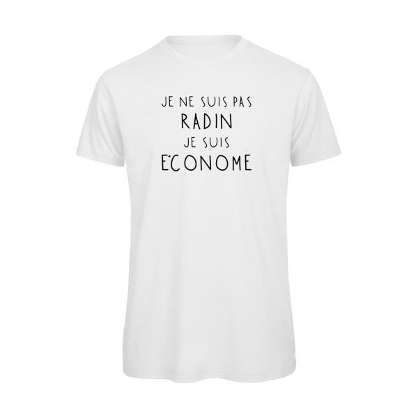 PICSOU - T-shirt bio geek Homme  -B&C - T Shirt organique - Thème humour et finance-