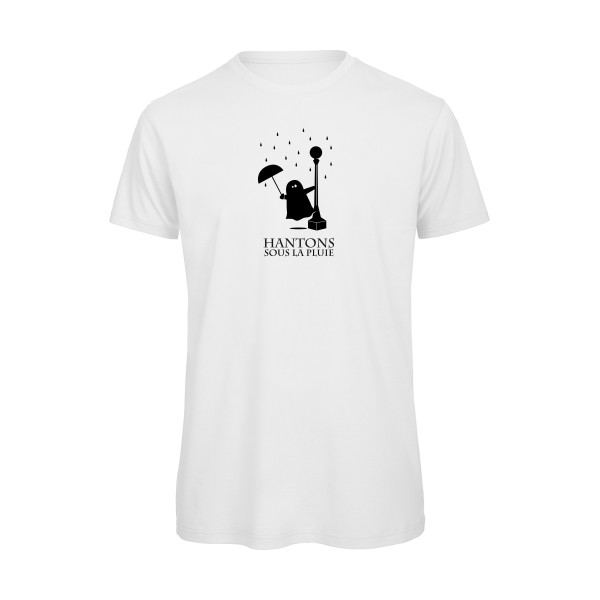 T-shirt bio original Homme - Hantons sous la pluie -