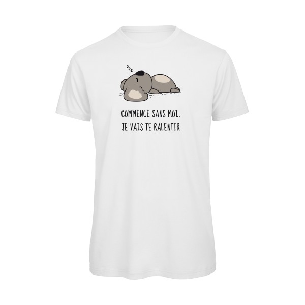 Dormir - T-shirt bio - modèle B&C - T Shirt organique -thème sieste et farniente -