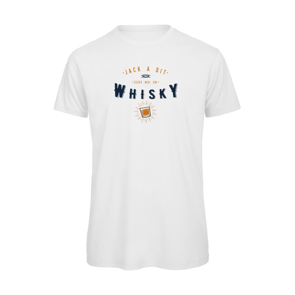 Jack a dit whiskyfun - T-shirt bio jacadi Homme - modèle B&C - T Shirt organique -thème parodie alcool -