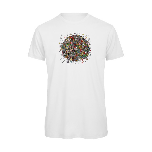 Planète Pop Culture- T-shirts originaux -modèle B&C - T Shirt organique -