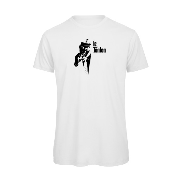 Le Tonton- t-shirt thème cinema- modèle B&C - T Shirt organique - Lino ventura -