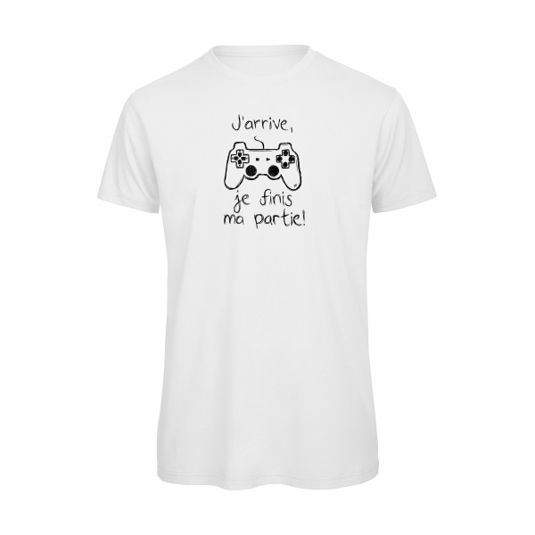 J'arrive...- T-shirt bio geek Homme -B&C - T Shirt organique -