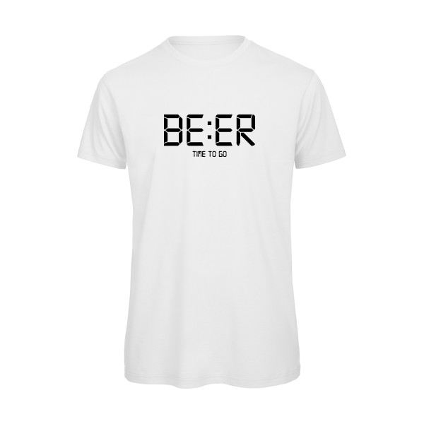 TIME TO GO T shirt biere -B&C - T Shirt organique