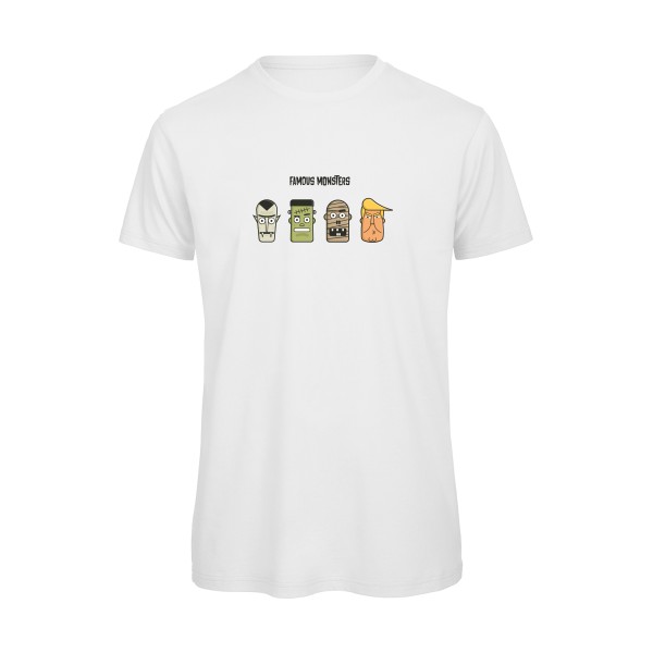 T-shirt bio - B&C - T Shirt organique - Famous monsters