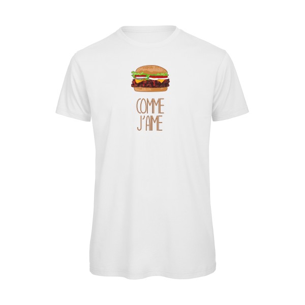 Comme j'aime -T-shirt bio original Homme -B&C - T Shirt organique -thème parodie - 