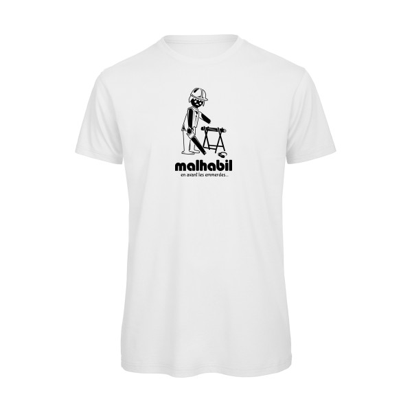 T-shirt bio Homme humour - Malhabil... - 