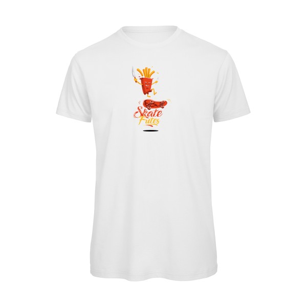 SKATE -T-shirt bio geek  -B&C - T Shirt organique -thème  humour  - 