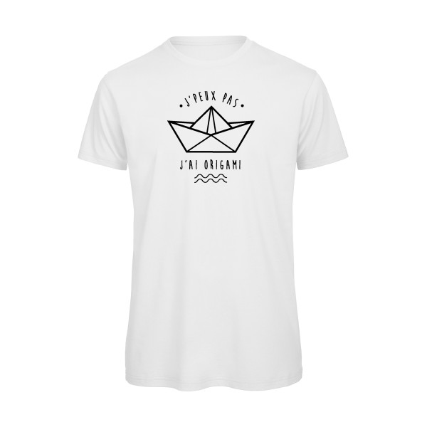 Origami shirt sur B&C - T Shirt organique