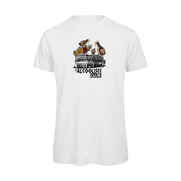 L'ALCOOLIZEE -T-shirt bio alcool humour Homme -B&C - T Shirt organique -thème alcool humour -