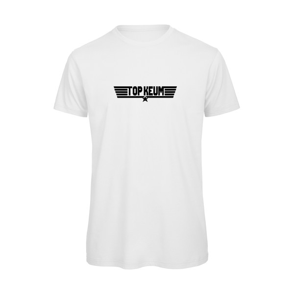 TOP KEUM - T-shirt bio rigolo -B&C - T Shirt organique - thème humour et parodie -
