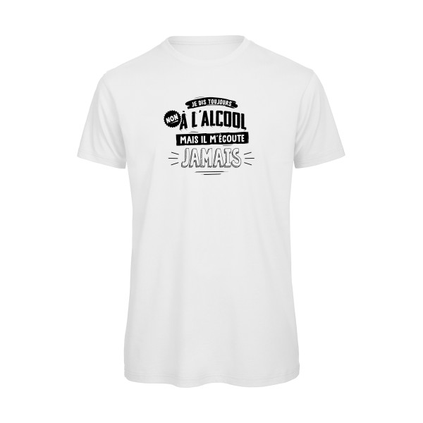 T-shirt bio - B&C - T Shirt organique - Non à l'alcool 