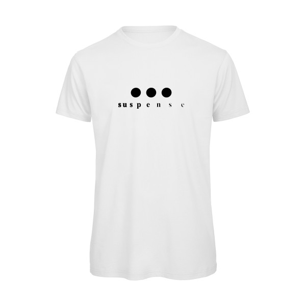 T-shirt bio Homme original - Le suspense... -