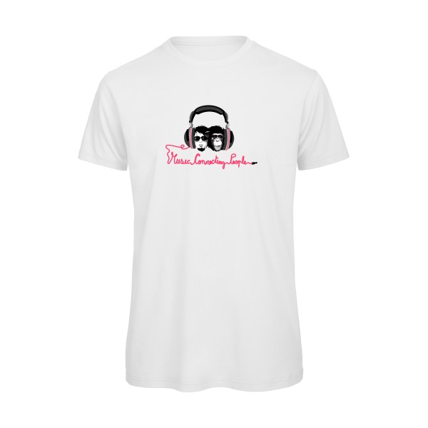 T-shirt bio original Homme  - Music Connecting People - 