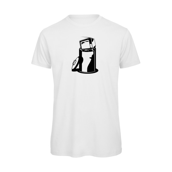 T-shirt bio Homme original - TV poubelle - 