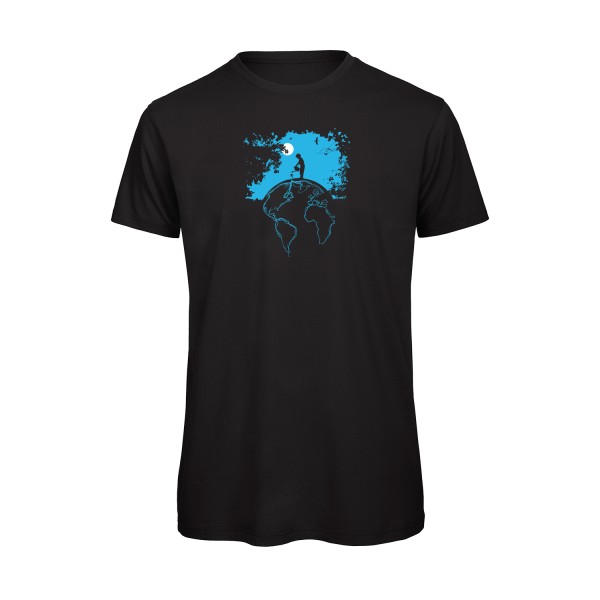 Terre - T-shirt bio - Thème t shirt Homme original - B&C - T Shirt organique -