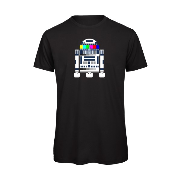 Mire R2D2-T-shirt bio style vintage - B&C - T Shirt organique- Thème vintage et retro  -