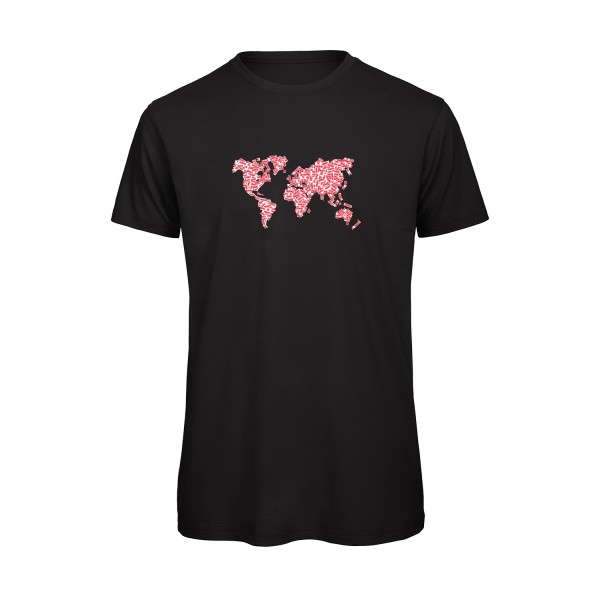 _FRAGILE_ - T-shirt bio tendresse Homme  -B&C - T Shirt organique - Thème original -