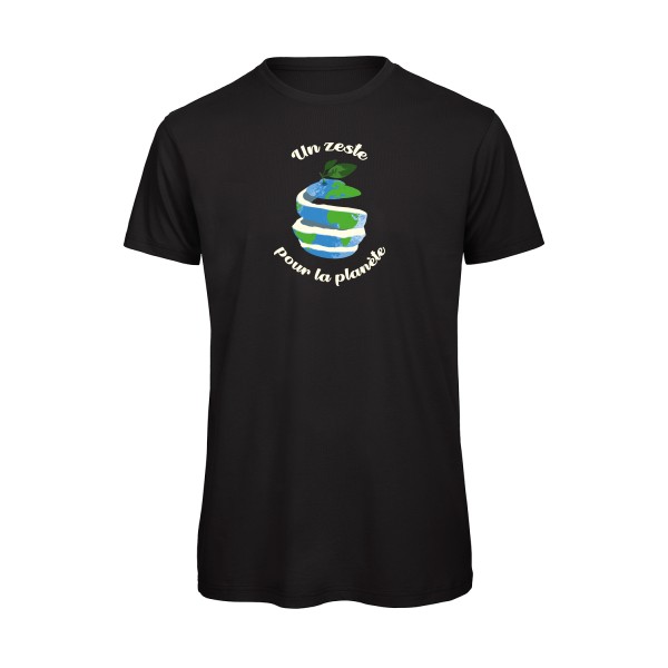 Un p'tit zeste... -T-shirt bio ecolo original - Homme -B&C - T Shirt organique -thème  ecologie - 
