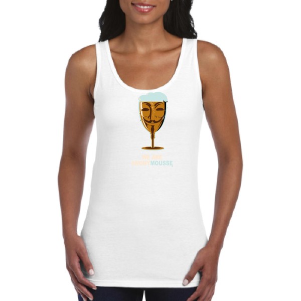 anonymous t shirt biere - anonymousse -Gildan - Ladies Softstyle Tank Top