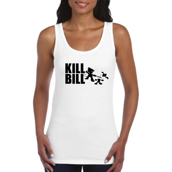 kill bill - Débardeur femme kill bill Femme - modèle Gildan - Ladies Softstyle Tank Top -thème cinema -