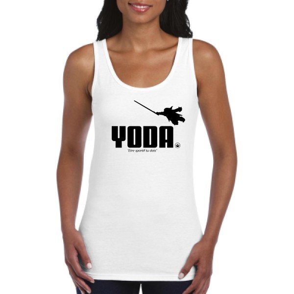 Yoda - star wars T shirt -Gildan - Ladies Softstyle Tank Top