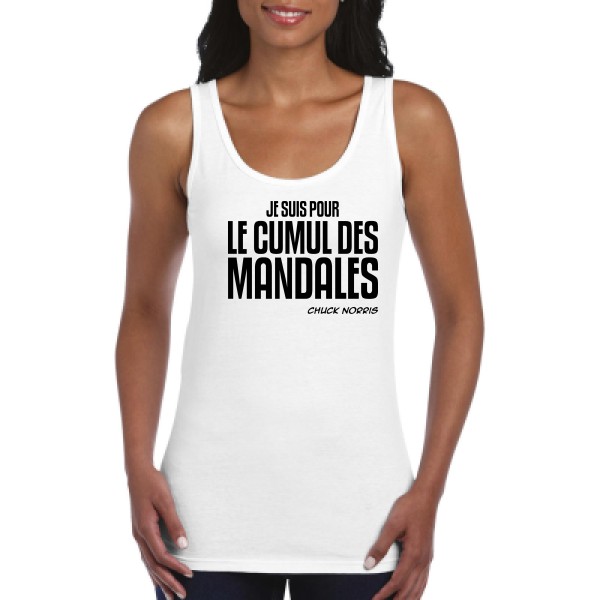 Cumul des Mandales - Tee shirt fun - Gildan - Ladies Softstyle Tank Top