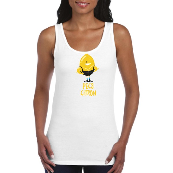 Pecs Citron - Débardeur femme -T shirt parodie -