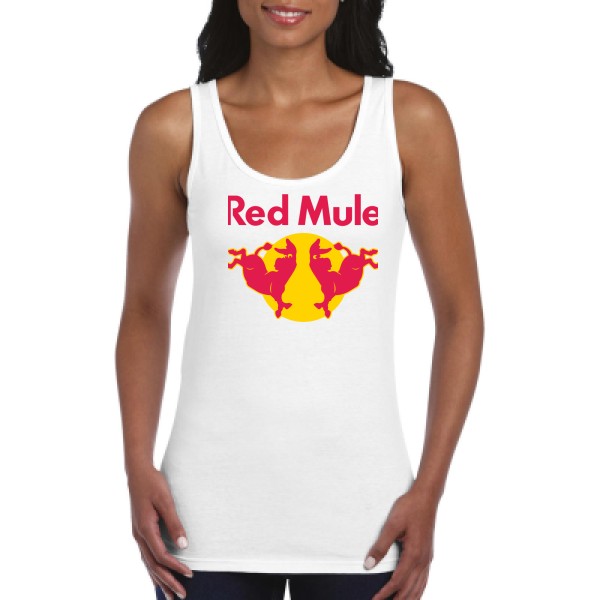 Red Mule-Tee shirt Parodie - Modèle Débardeur femme -Gildan - Ladies Softstyle Tank Top