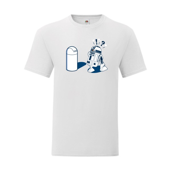 T shirt Homme  - Fruit of the loom (Iconic T 150 gr/m2 - coupe Fit) - R2D2 7C