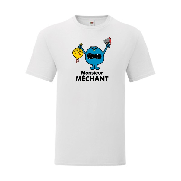 T shirt Homme  - Fruit of the loom (Iconic T 150 gr/m2 - coupe Fit) - Monsieur Méchant
