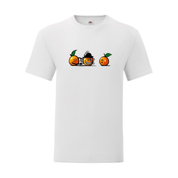 T shirt Homme  - Fruit of the loom (Iconic T 150 gr/m2 - coupe Fit) - Orange Mécanique