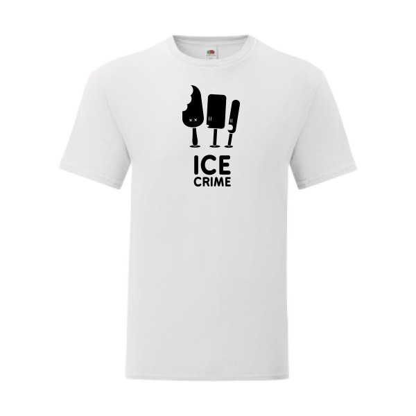 T shirt Homme  - Fruit of the loom (Iconic T 150 gr/m2 - coupe Fit) - Ice Crime