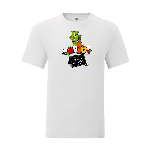 T shirt Homme  - Fruit of the loom (Iconic T 150 gr/m2 - coupe Fit) - Maxi-Chef